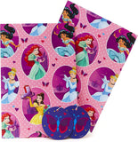 Disney Princess Wrapping Paper 2 Sheets 2 Tags