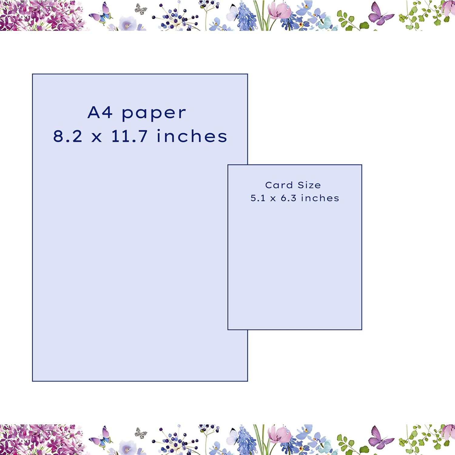 NQ female birthday greeting card featuring wildflowers and bees from The Pizazz Gallery Range, with colorful floral and bee illustrations.