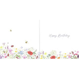 Beautiful Day Wildflower Bloom with Gold Foil Birthday Card