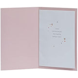 UK Greetings Wife Anniversary Card With Envelope - Red Hearts Design