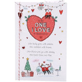 UK Greetings Christmas Card for the One I Love - Sketch Design