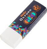 Orange GEO Twin PK eraser by Oxford, showing two rectangular erasers with brand branding visible on the packaging.
