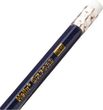 Set of 12 Oxford Helix Oxford 2B Grade Graphite Pencils with eraser tips, ideal for drawing and writing.
