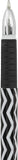 Set of four Oxford Helix Oxford Monochrome Gel Black Ink Pens with sleek black design and fine tips for smooth writing.