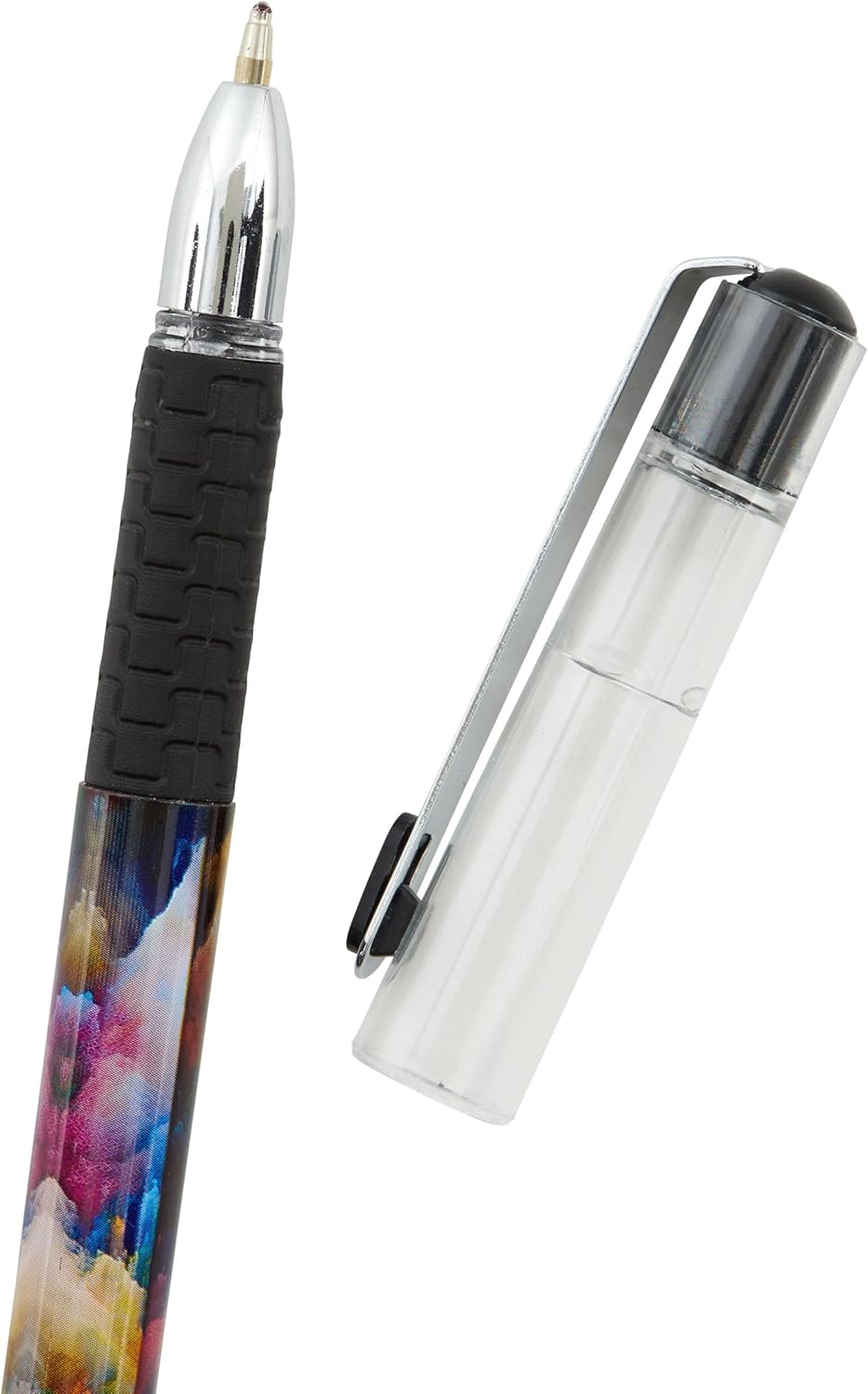 Six Oxford Illusions Ink Pens in various colors, featuring sleek design and fine tips for smooth writing and artistic ink work.