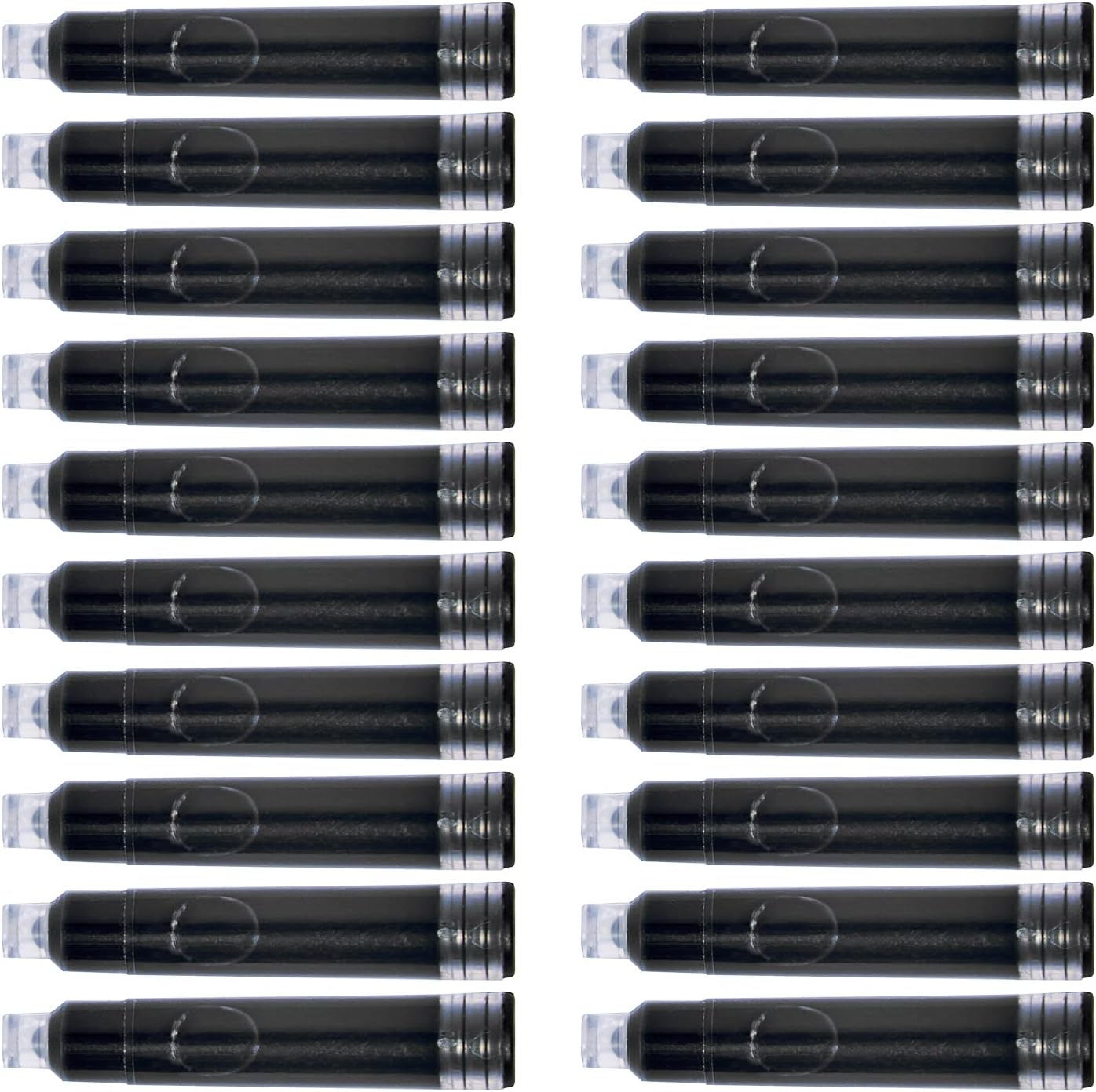 Oxford Helix black ink cartridges, pack of 20, for reliable printing, shown in the image.