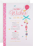 Hallmark Birthday Card - Classic Design with Heartfelt Verse