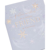 UK Greetings Christmas Card for Him/Her/Friend - Snowflakes Design