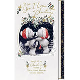 Me To You Bear One I Love Handmade Christmas Card