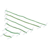 Q-Connect plastic-ended treasury tags, 25mm, pack of 100, used for organizing documents in stationery collections.