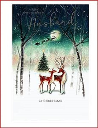 Wonderful Husband Christmas Card