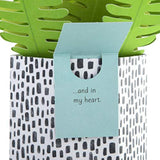 Hallmark Pop Up Card - Contemporary Fern Plant Design