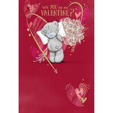 Open Bear With Card and Bouquet