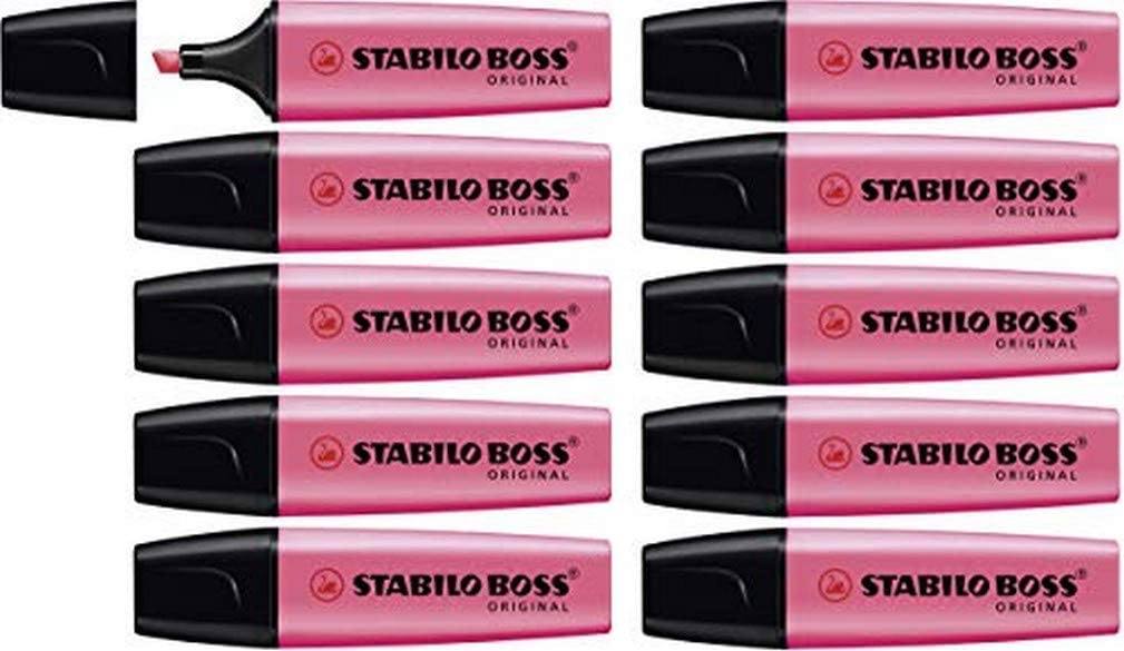 Stabilo Boss Original Highlighter Pink (Pack of 10)