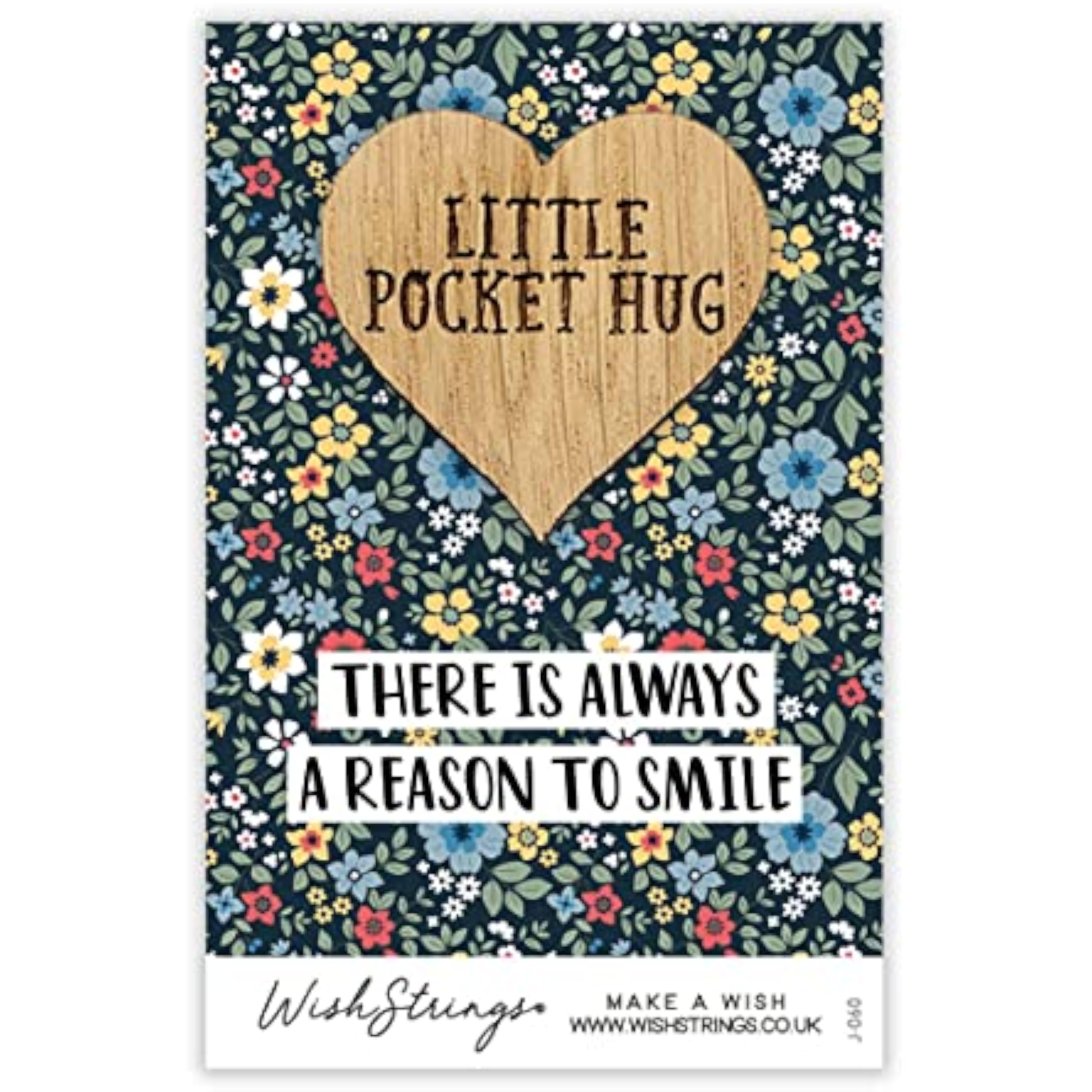 Always A Reason to Smile Little Pocket Hug Wish Token Keepsake Gift Idea SPH014