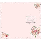 Blooming Wishes - Pink and Purple Flowers Daughter-In-Law Birthday Card