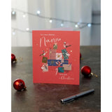 UK Greetings Christmas Card for Nanna - Presents Design