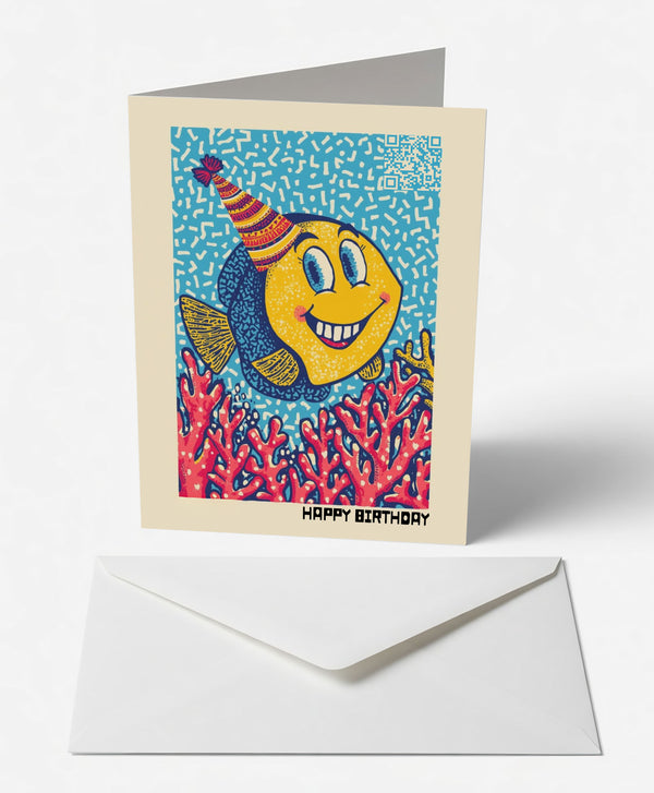 Tropical Fish Birthday Card