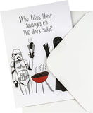 Star Wars Card Dark Side Blank Card