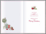 Christmas Door Decorated Brother & Sister In Law & Family Christmas Card