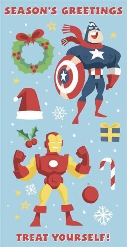 Disney Avengers Christmas Greetings Money Wallet Card