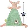 Rainbow Designs Classic Piglet comfort blanket featuring soft fabric and embroidered Piglet character for cozy cuddling.