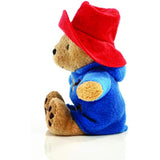 Red Paddington bean toy bear plush by Rainbow Designs, soft and cuddly Paddington bear in a classic plush style.