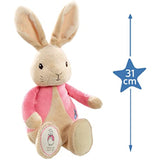 Rainbow Designs Peter Rabbit My First Flopsy Bunny plush toy, soft bunny stuffed animal for children, branded RD.
