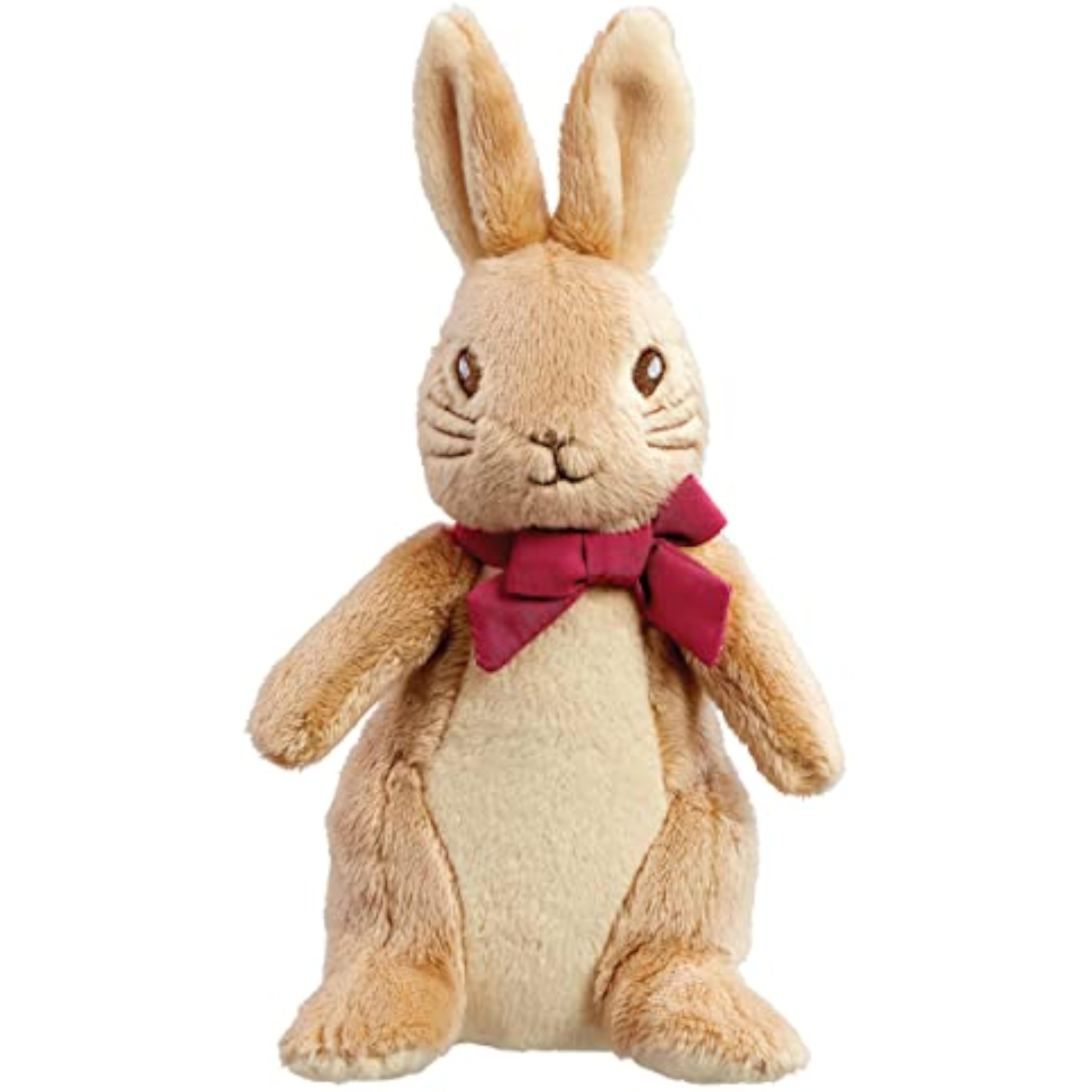 Rainbow Designs Peter Rabbit Flopsy plush toy, a soft and cuddly Beatrix Potter stuffed animal for newborn baby gifts.