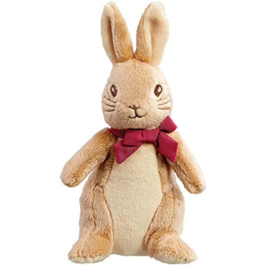 Rainbow Designs Peter Rabbit Flopsy plush toy, a soft and cuddly Beatrix Potter stuffed animal for newborn baby gifts.