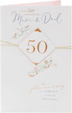 Mum and Dad On 50th Golden Anniversary Card