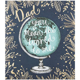 Hallmark 25501370 Dad Father's Day Card "You Mean The World" - Medium