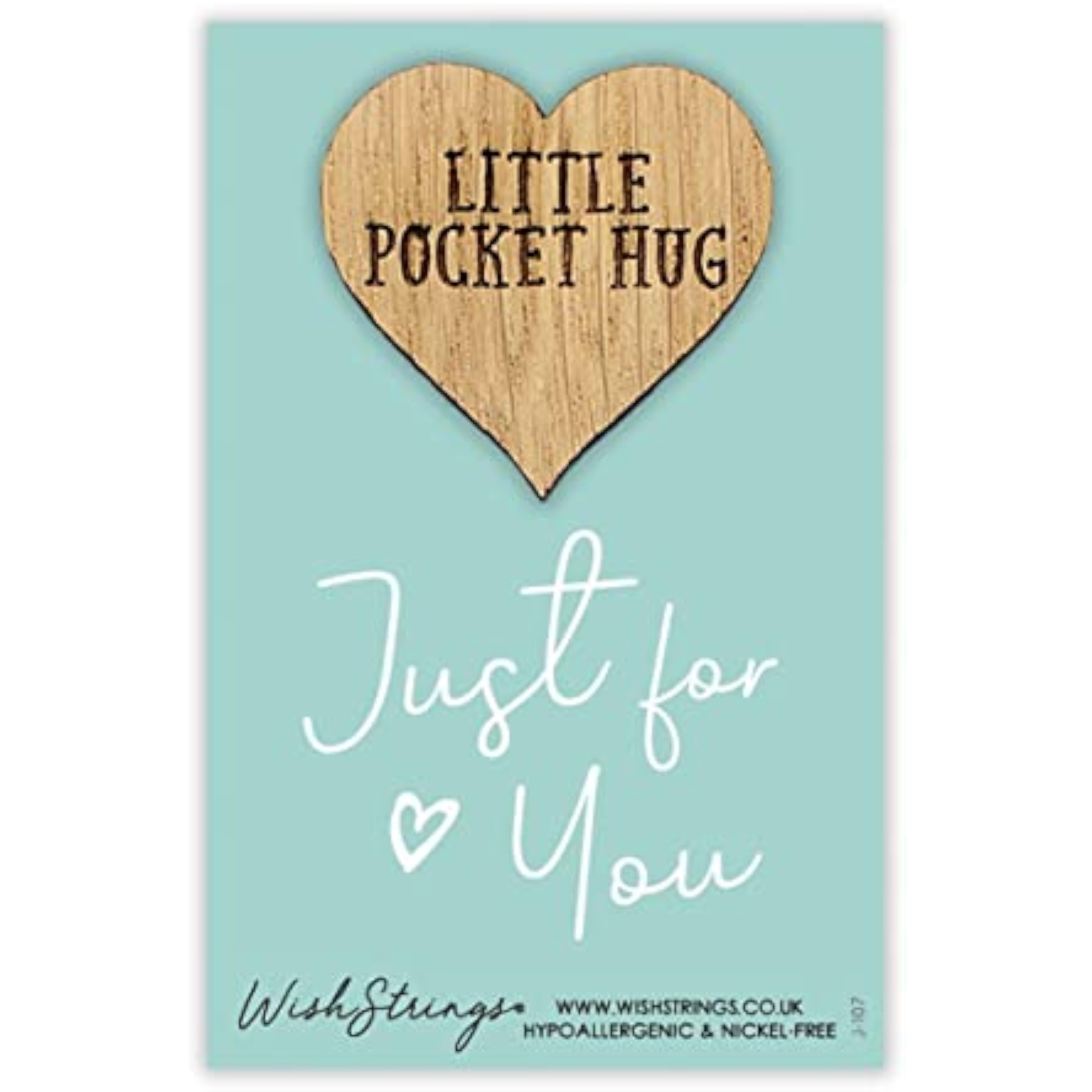 Second Nature Little Pocket Hug Wish Token gift keepsake with engraved message in a small, heartfelt keepsake gift idea.