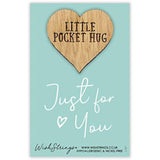Second Nature Little Pocket Hug Wish Token gift keepsake with engraved message in a small, heartfelt keepsake gift idea.