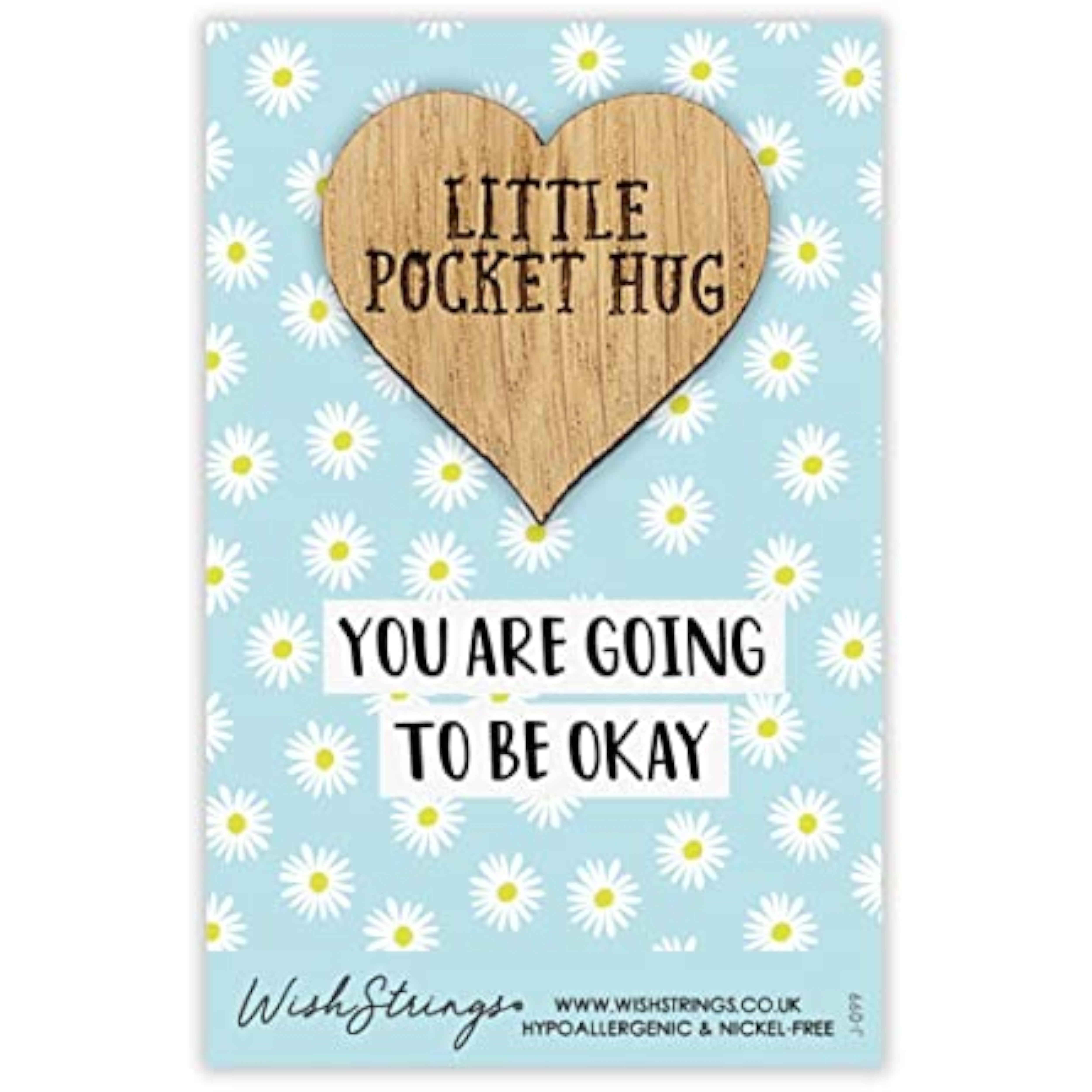 Second Nature "You Are Going to Be Okay" pocket hug wish token keepsake gift with engraved message on a small metal token.