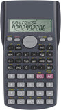 Helect 2-line engineering scientific calculator in black with buttons for school and business use, suitable for complex calculations.