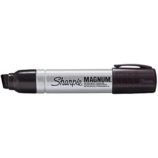 Sharpie Pro Magnum black chisel tip permanent marker pack of 12 used for bold lines on greeting cards