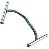 Green SIB Treasury Tag with plastic end, 152mm length, shown with metal and plastic ends in a pack of 100 for organizing documents.