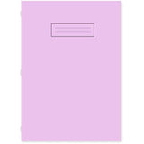 Assorted pastel-colored Silvine A4 notebooks in a pack of 10, featuring smooth covers and binding, ideal for note-taking and writing.