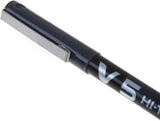 Pilot V5 Liquid Ink Rollerball 0.5 mm Tip Black Single