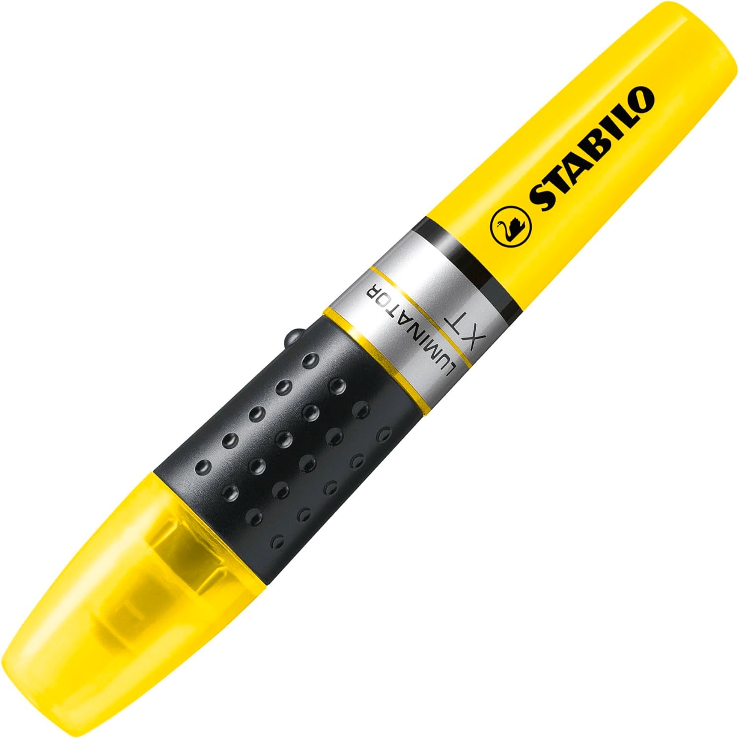 Set of six Stabilo Luminator highlighters in assorted colors, featuring chisel tips for vibrant highlighting and marking.