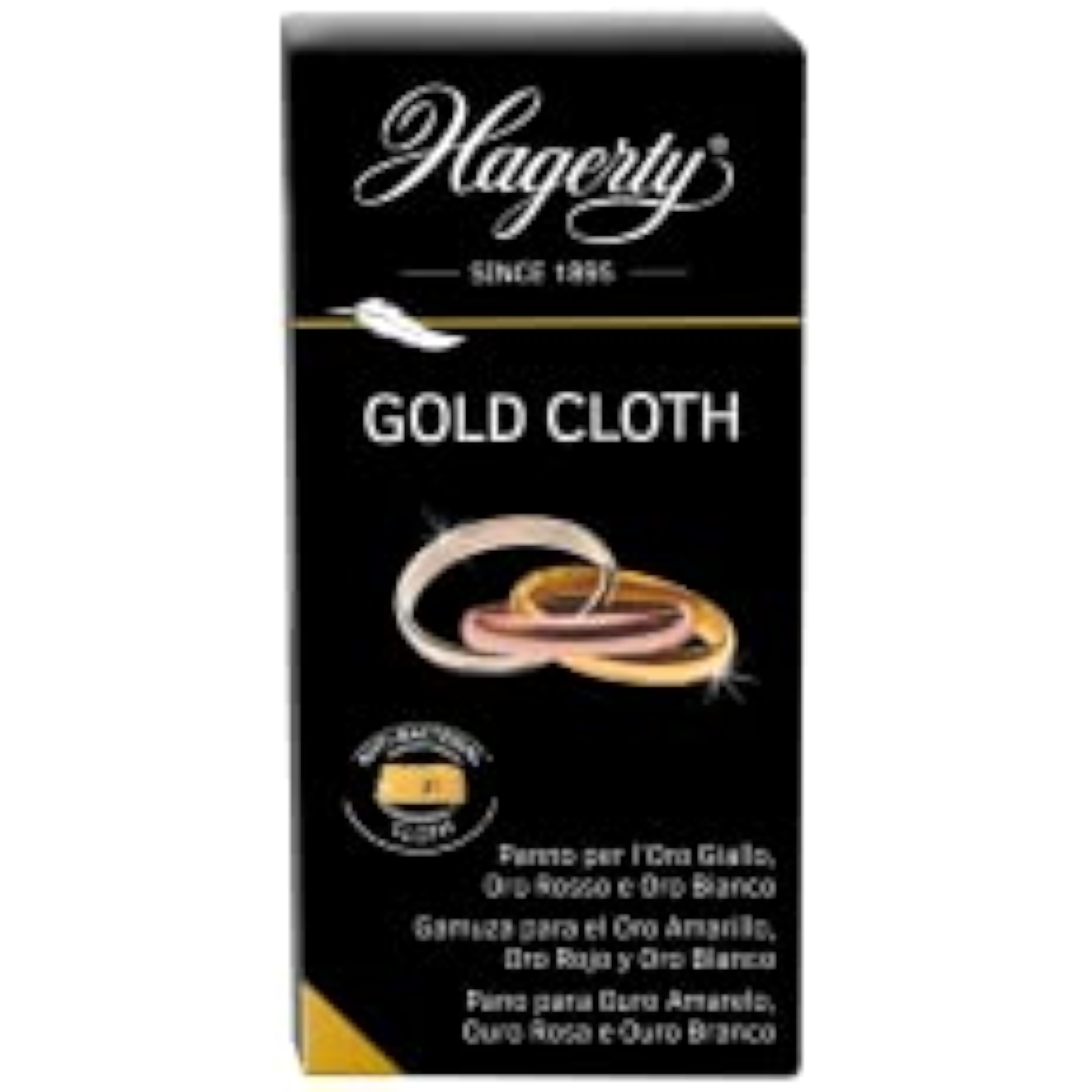 Hagerty Gold Cloth 30 x 36 cm - A116016, Packaging May Vary