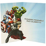 Disney Marvel Avengers Birthday Boy Card Iron Man, Hulk, Captain America, Thor