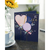 UK Greetings Birthday Card for Niece - Beautiful Balloons Design