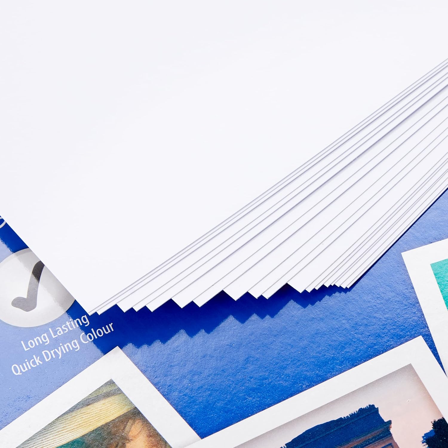 20 sheets of Tallon glossy A4 photo paper, showing smooth, shiny surface ideal for high-quality photo printing.