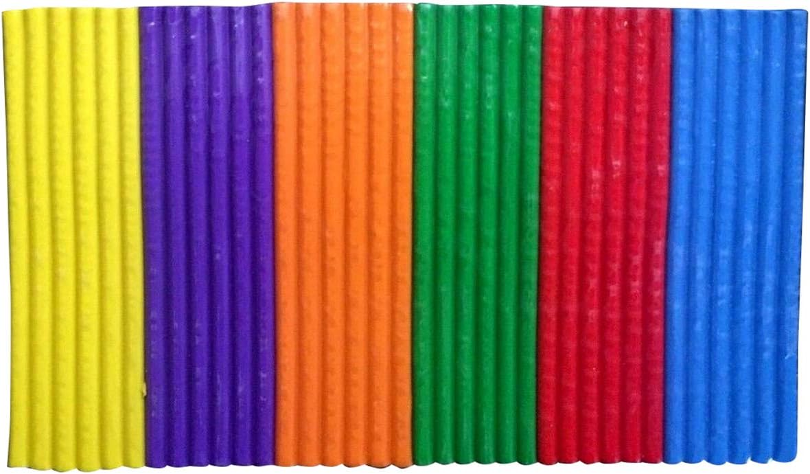 Medium Tallon modeling clay in 12 strips, showing colorful, pliable clay pieces ready for sculpting and creative projects.