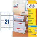 Avery Self Adhesive Address Mailing Labels