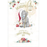 Bear With Lantern Grandma Christmas Card