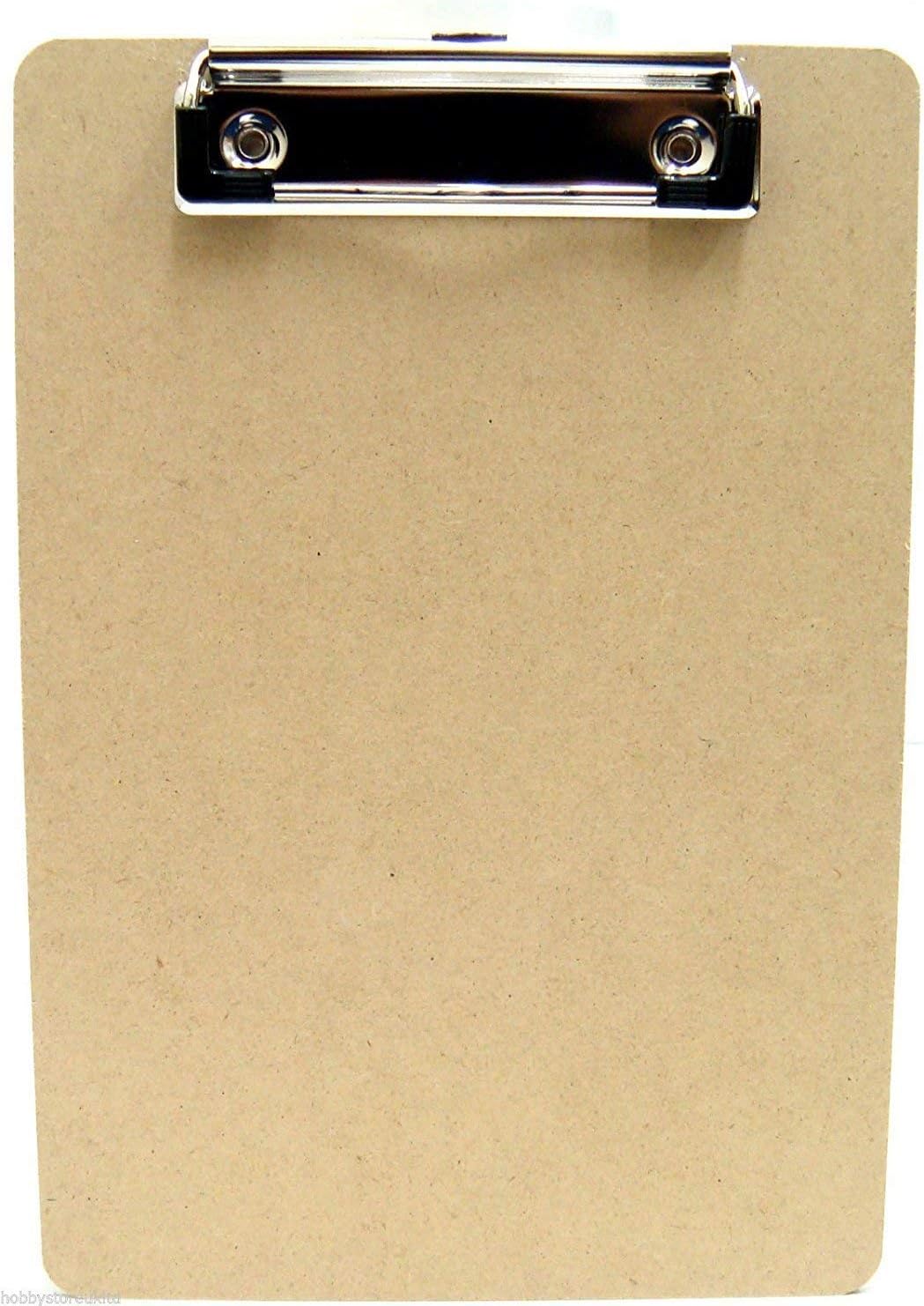 Tiger A5 Masonite Clipboard with metal clip and smooth surface, ideal for writing and organization.