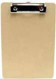 Tiger A5 Masonite Clipboard with metal clip and smooth surface, ideal for writing and organization.